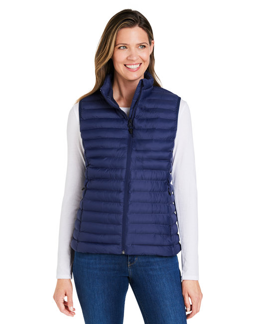 Marmot Ladie's Echo Featherless 100% Recycled Nylon, Polyester Puff Full Zip Vest With Pockets